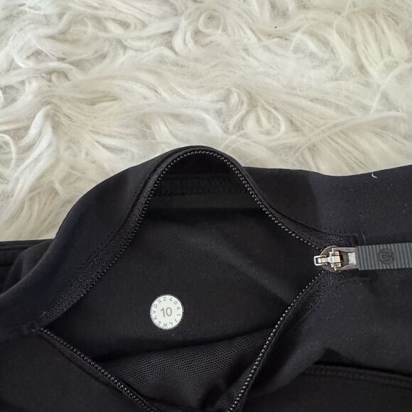 Lululemon Speed Up Tight Women’s Size 10 Black Leggings 28” Luxtreme Yoga Pocket - Picture 8 of 14